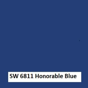 Sherwin WIlliams 6811 Honorable Blue