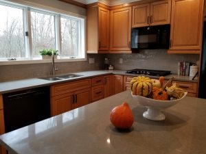 The Refreshed Home Backsplash Counter BEFORE